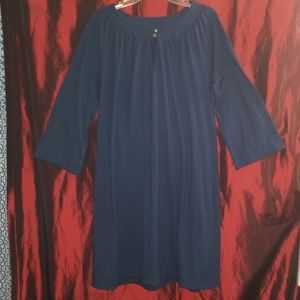 Jones New York navy sz large casual dress